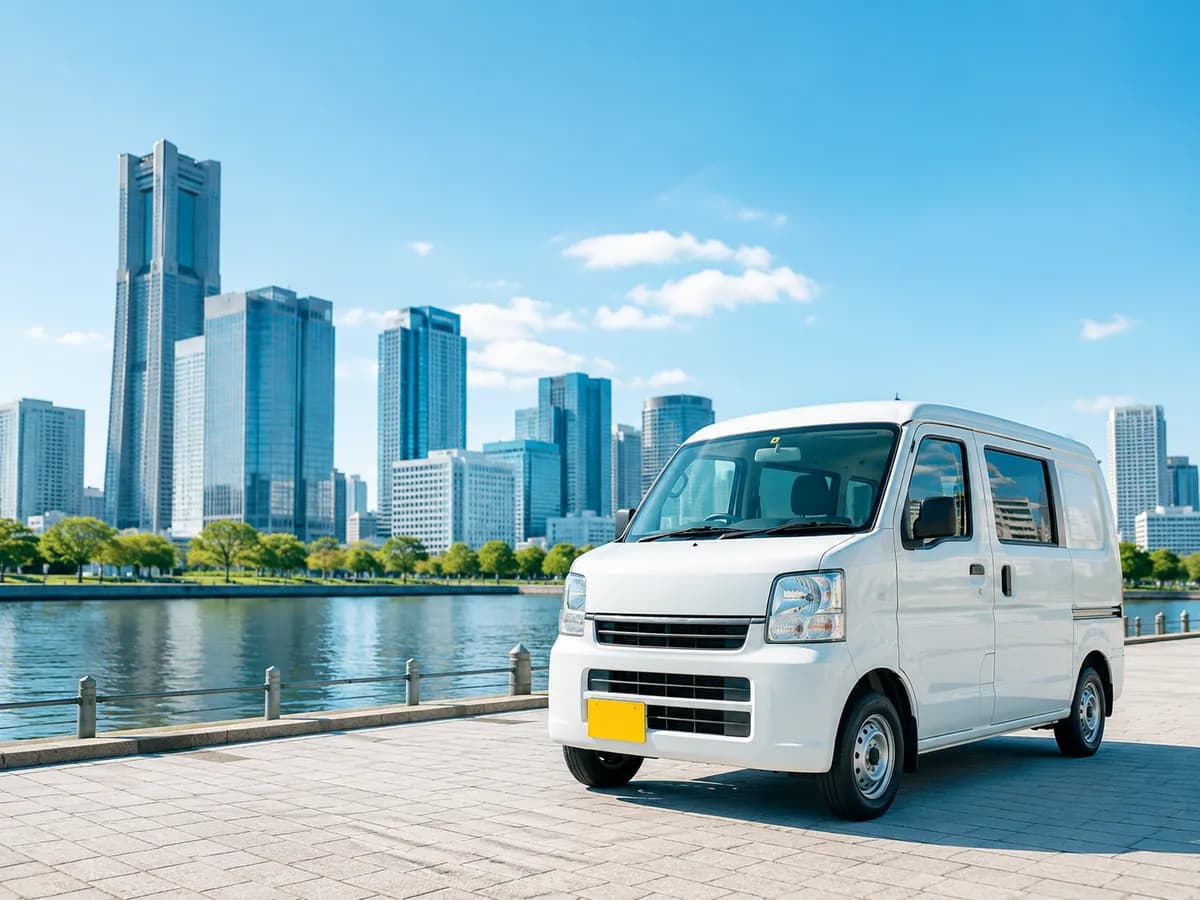 江東区・湾岸エリアを走る株式会社ウィランの軽貨物配送車