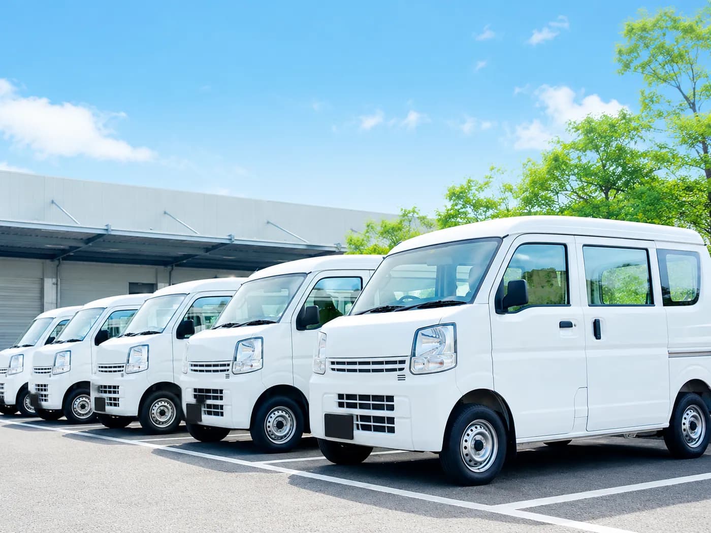 株式会社ウィランの軽貨物配送車両